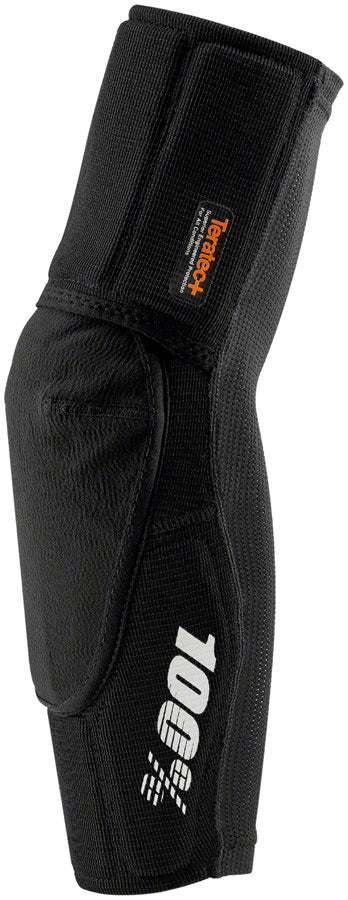 100% Teratec Plus Elbow Guards - Black, Large - Protective Gear for Skateboarding, Cycling & Extreme Sports