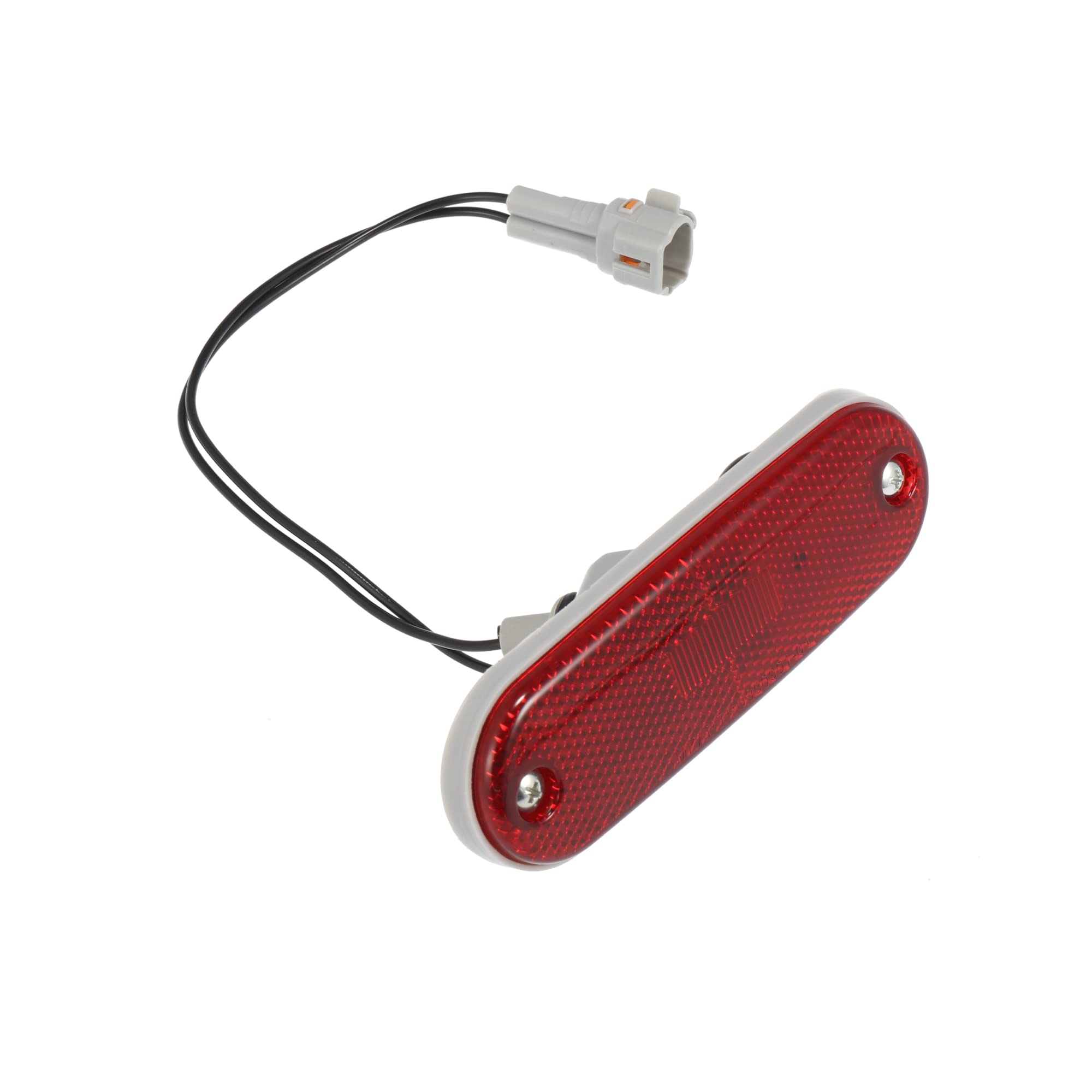 X AUTOHAUX Red Side Marker Reflector Lamp - Replacement for Toyota RAV4 1996-2004 Left Rear Bumper (Part #81760-42010) | Durable Exterior Lighting for Improved Night Visibility & Safety