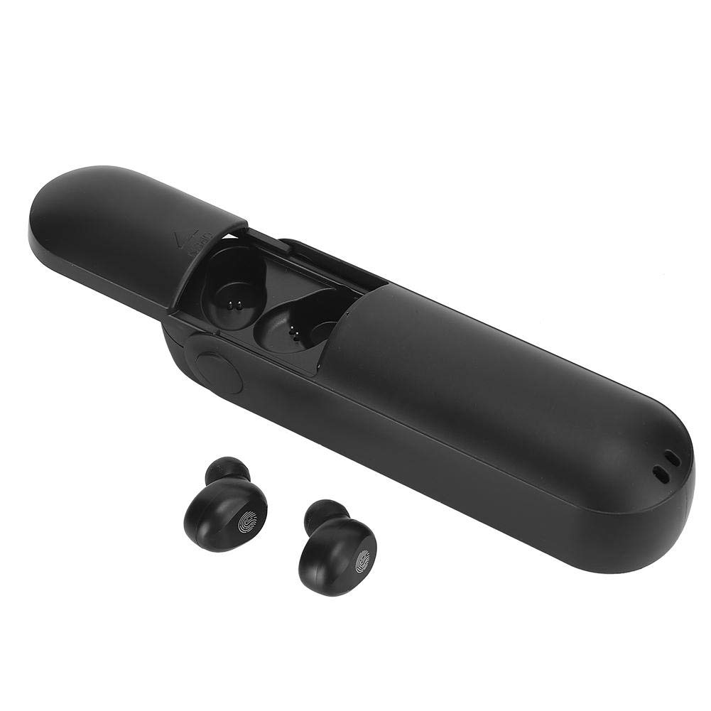 Ciciglow Bluetooth Earphones Wireless Earbuds - IPX7 Waterproof TWS Stereo Headphones with Charging Case, Noise Cancelling for Running, Gym, Workout, Travel - Compatible with iPhone, Android, Smartphones, Tablets (Black)