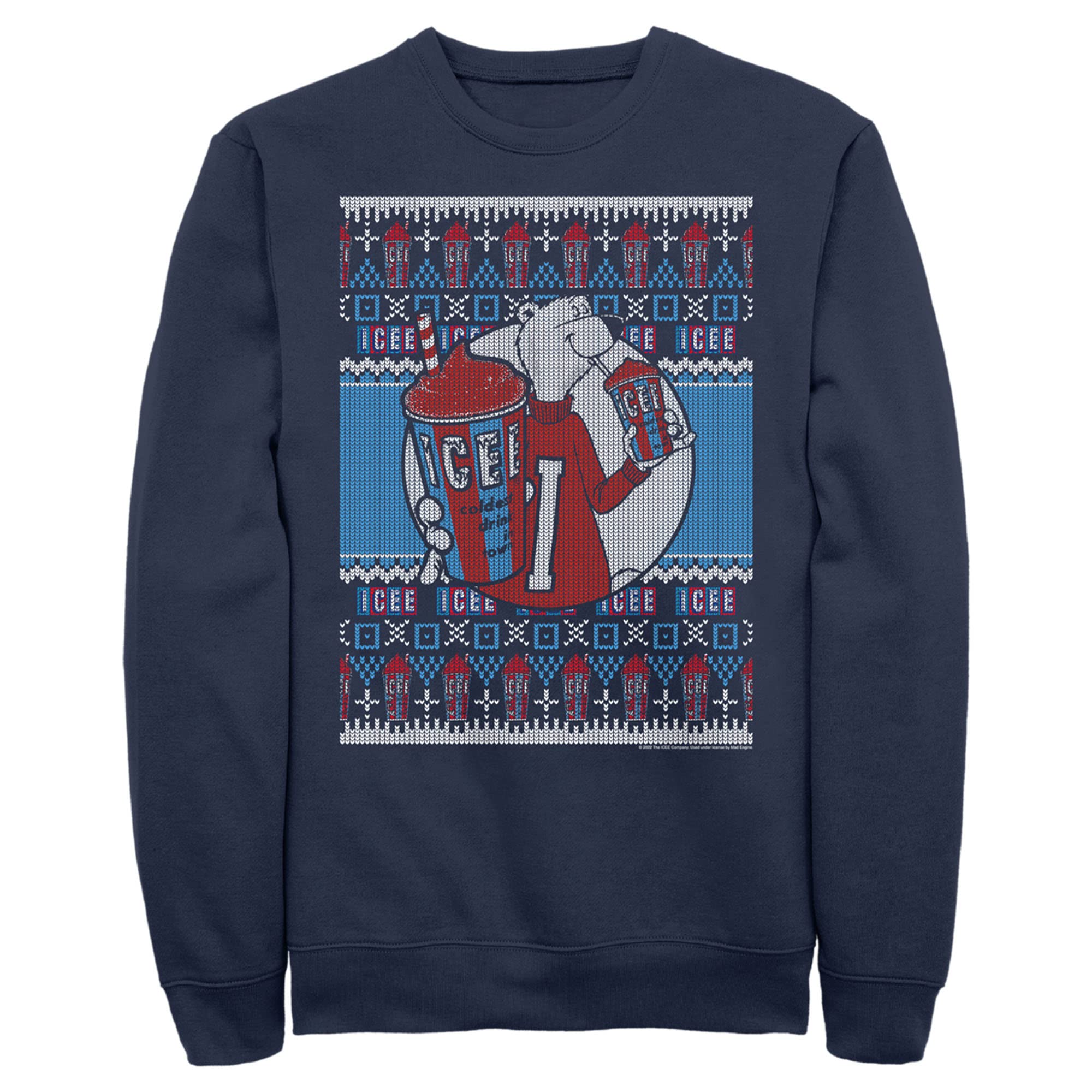 Men's ICEE Bear Ugly Christmas Sweater for Holiday Parties