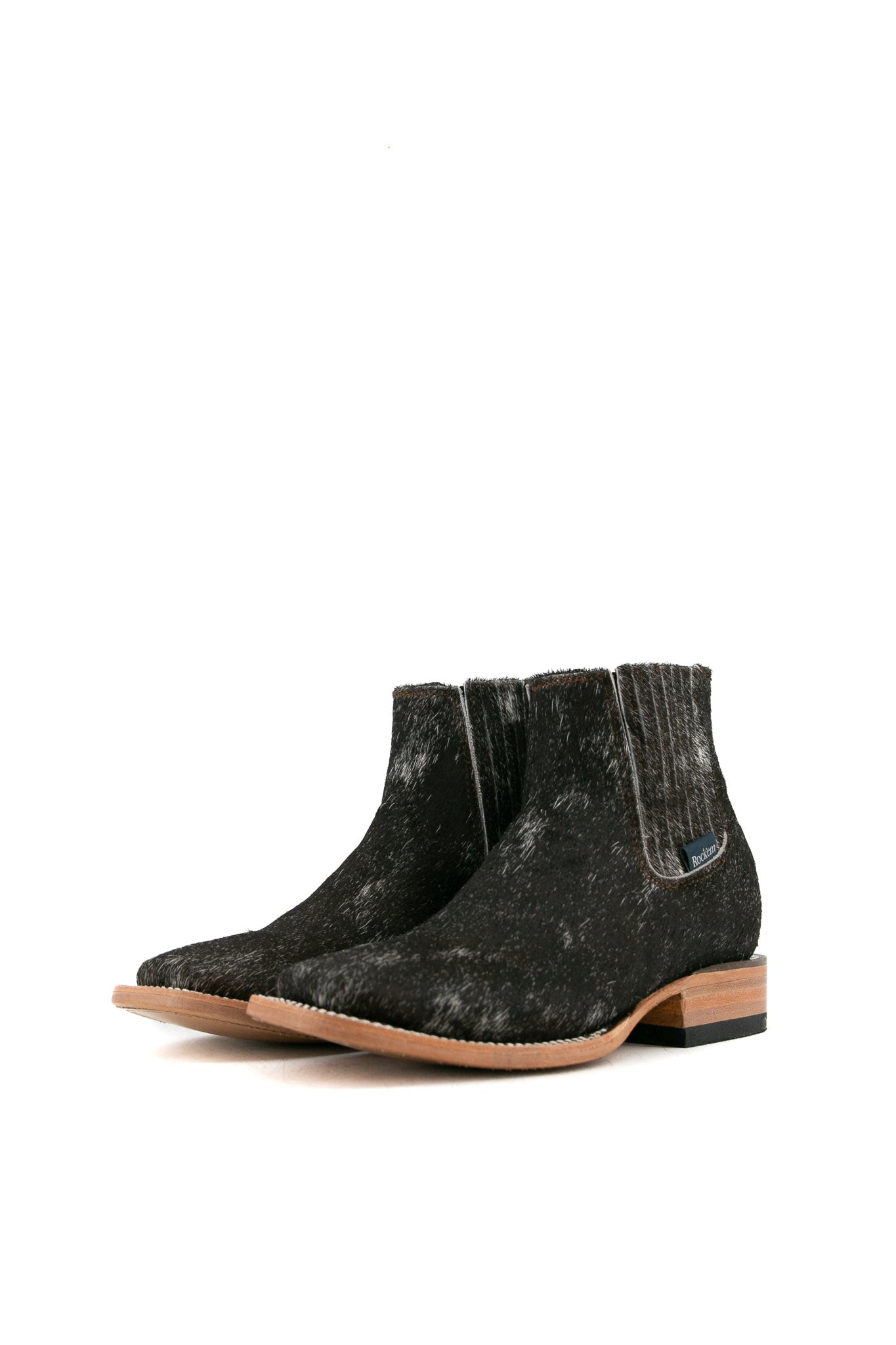 Women's Cowhide Square Toe Ankle Boots - Size 5 Comfortable Casual Shoes for Fall Winter | Perfect for Office, Dating & Outdoor Walking