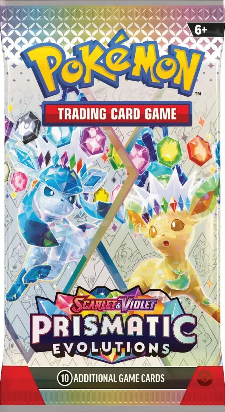 Pokemon TCG: Scarlet & Violet Prismatic Evolutions Elite Trainer Box (ETB) - 36 Packs, Sleeves & Dice | Collectible Trading Card Game for Players & Fans | Perfect for Tournaments, Gifts & Display
