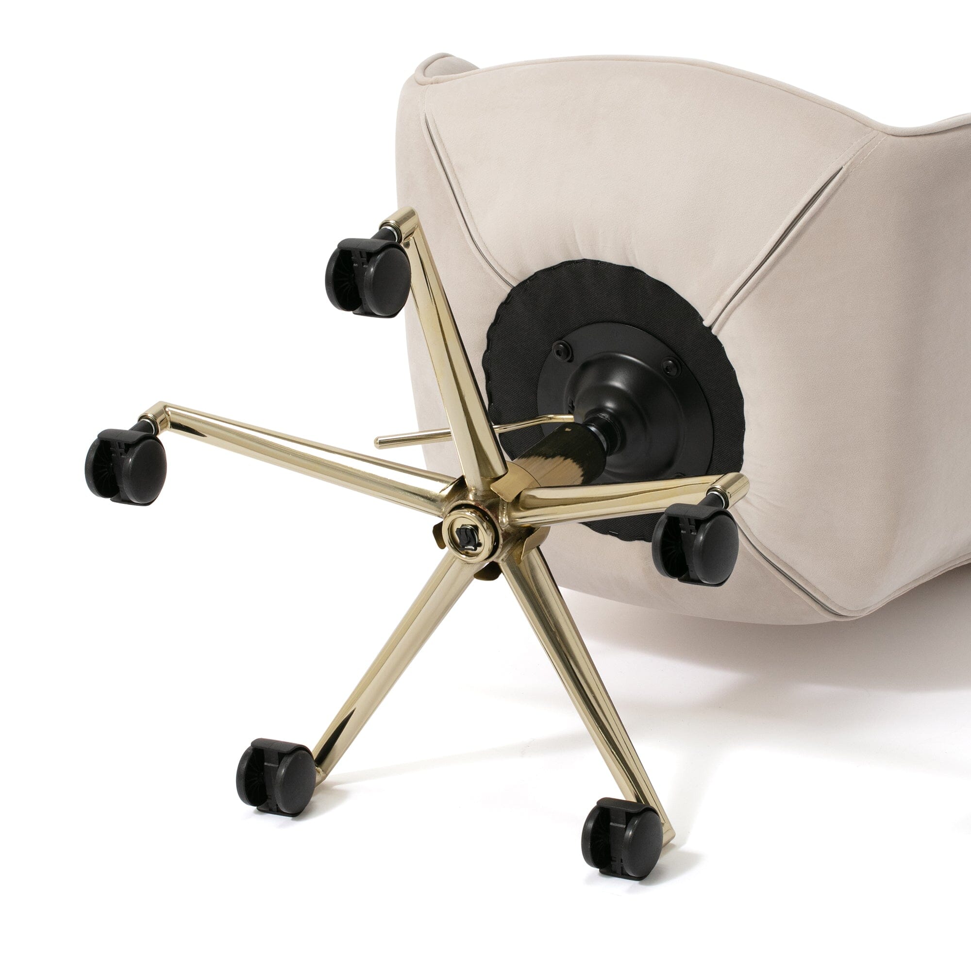 Eldorado Ergonomic Office Desk Chair - Light Beige Fabric - Comfortable Computer Chair for Home & Office Workspace - Perfect for Long Hours Sitting & Remote Work