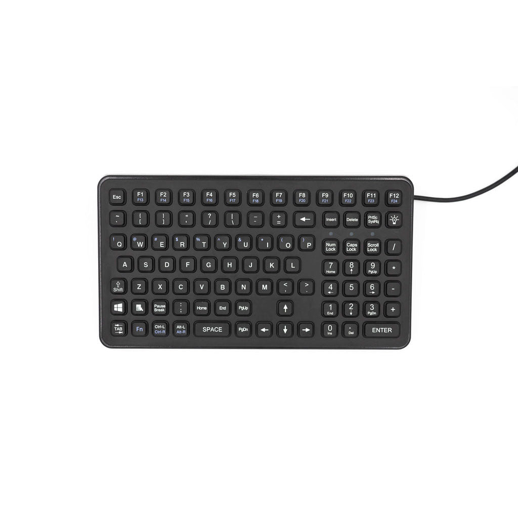 iKey Small Footprint Mobile Keyboard - Compact USB Keyboard for Office, Home & Travel - Perfect for Laptops, Desktops & Workspaces