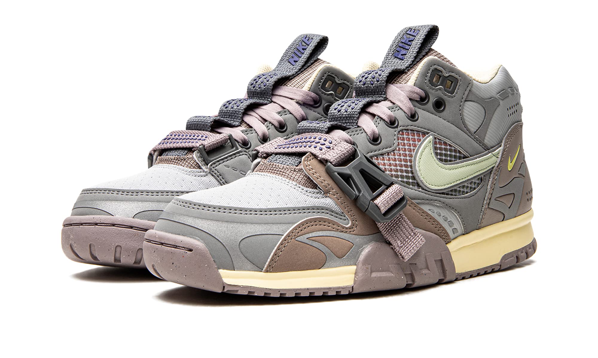 Nike Men's Air Trainer 1 SP DH7338-002 Light Smoke Grey Basketball Shoes Size 14 - Gym Training & Casual Streetwear Sneakers