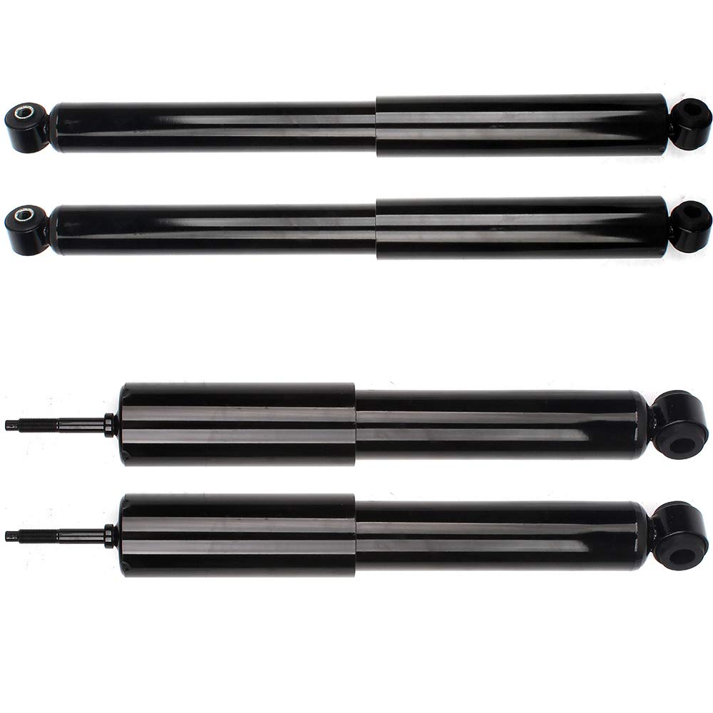 ZENITHIKE 4-Piece Front & Rear Shock Absorber Set - Compatible with 1990-1997 Ford Ranger, 1994-1997 Mazda B2300/B3000/B4000 - Heavy Duty Suspension Replacement for Off-Road & Daily Driving