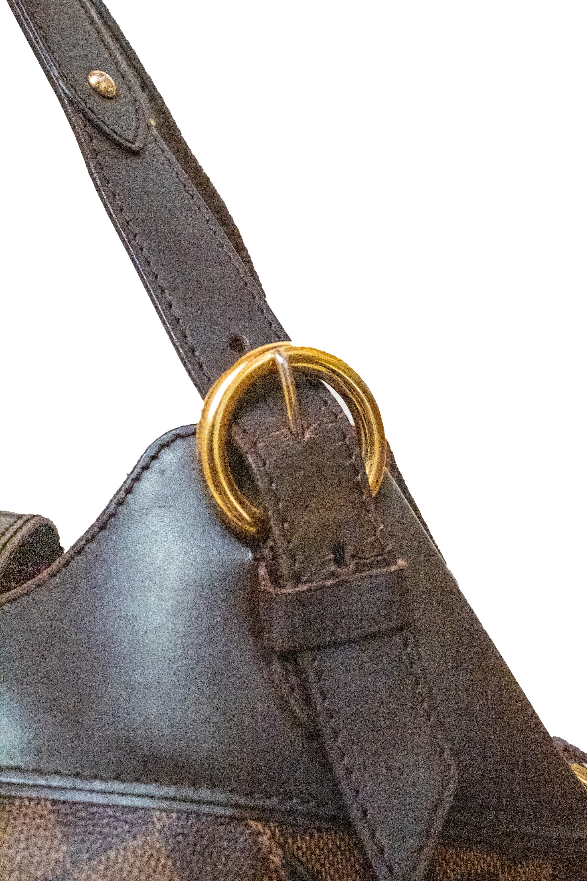 Authentic Louis Vuitton Damier Ebene Sistina GM Shoulder Bag for Women - Luxury Designer Handbag with Adjustable Strap, Perfect for Work, Travel & Evening Events