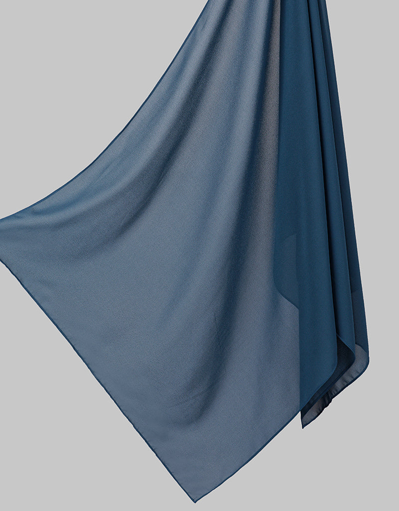 Elegant Chiffon Shawl in Shades of Green - Lightweight Scarf for Women - Perfect for Weddings, Parties & Evening Events