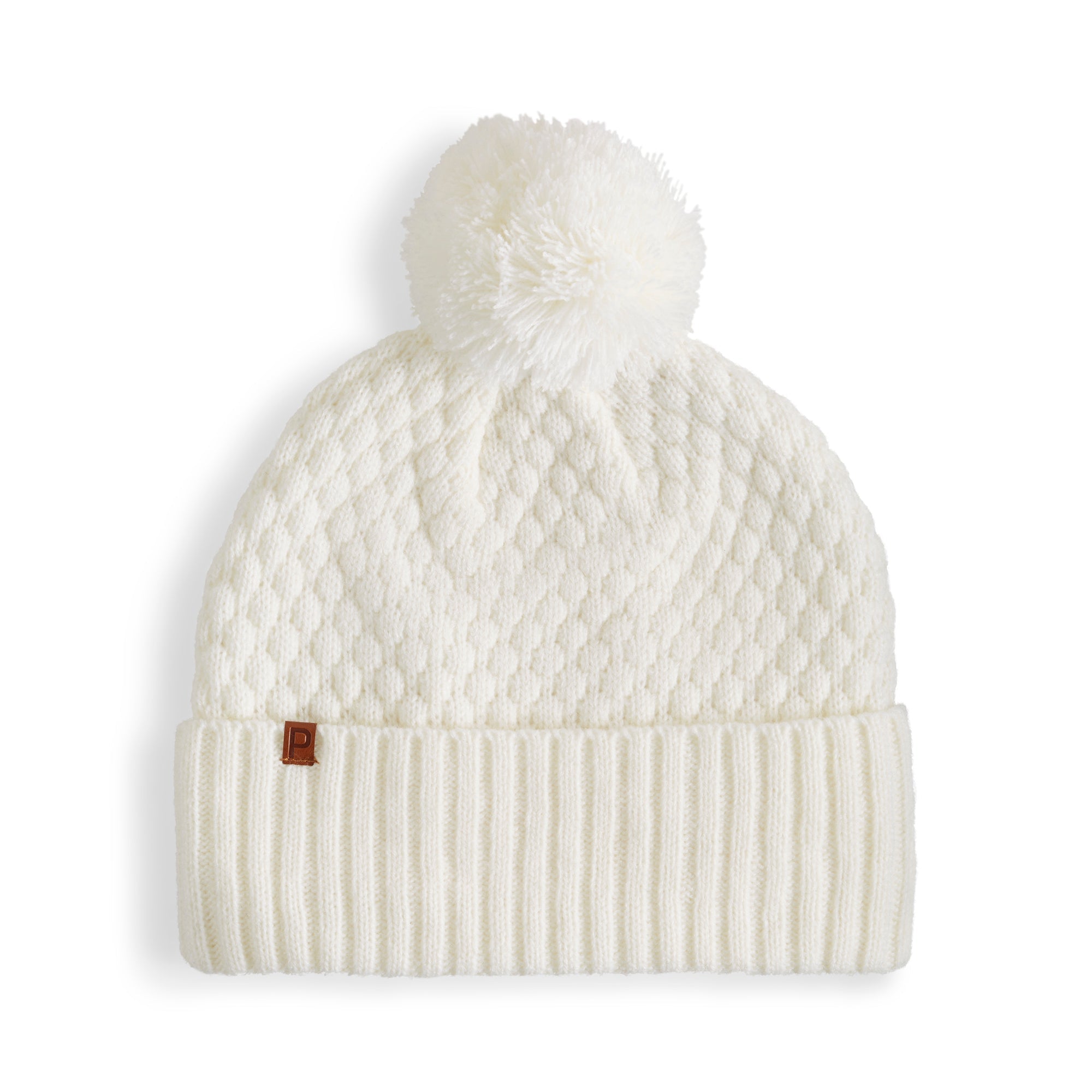 Women's Warm Knitted Pom Pom Beanie Hat - Soft Winter Hat for Women - Cozy & Stylish for Cold Weather, Outdoor Activities, and Casual Wear