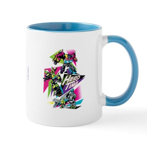 White/Blue Inside - Transformers Hero Time Mugs