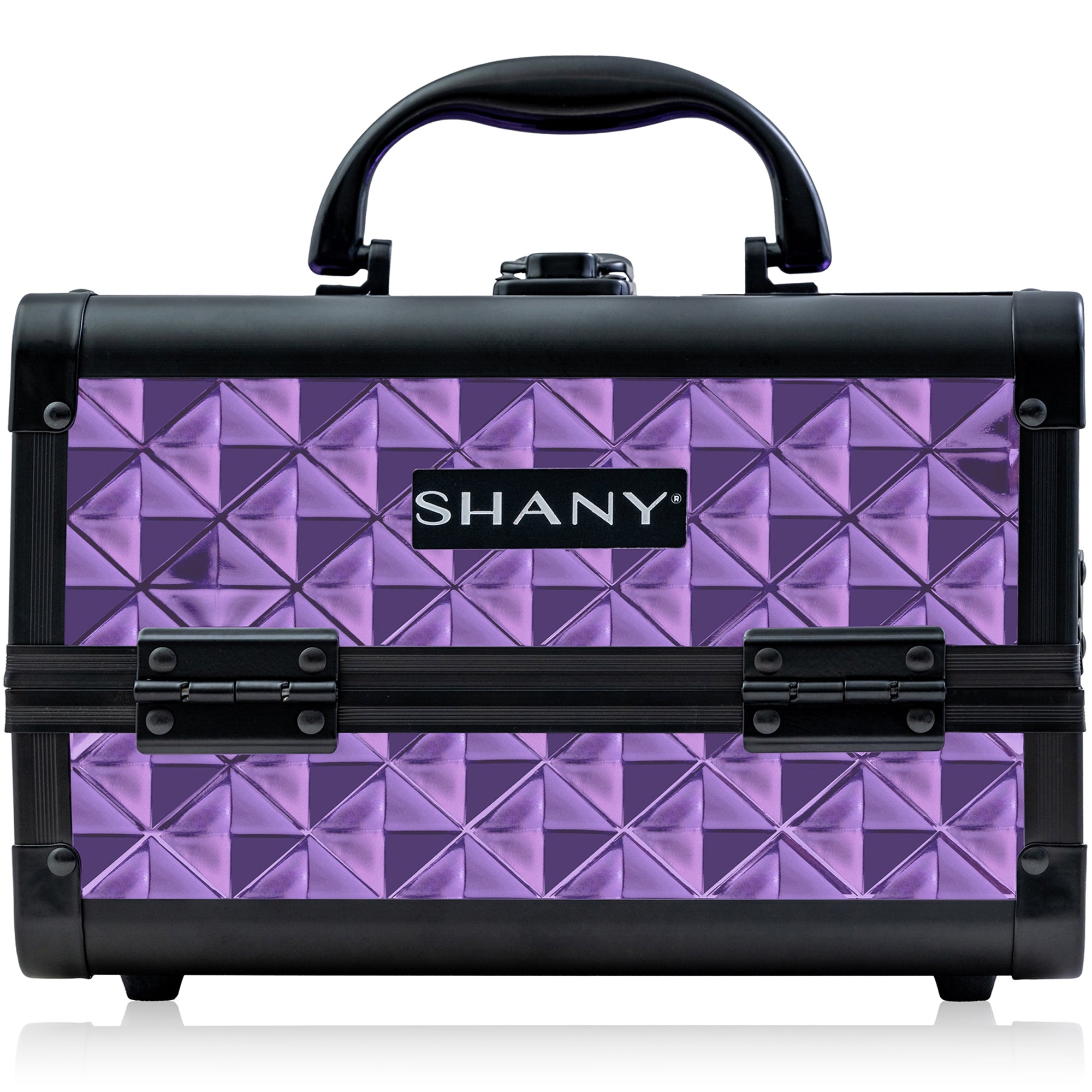 Professional Makeup Train Case with Mirror - Portable Cosmetic Organizer for Makeup Artists & Travel - Perfect for Salon, Home, and On-the-Go Beauty Needs