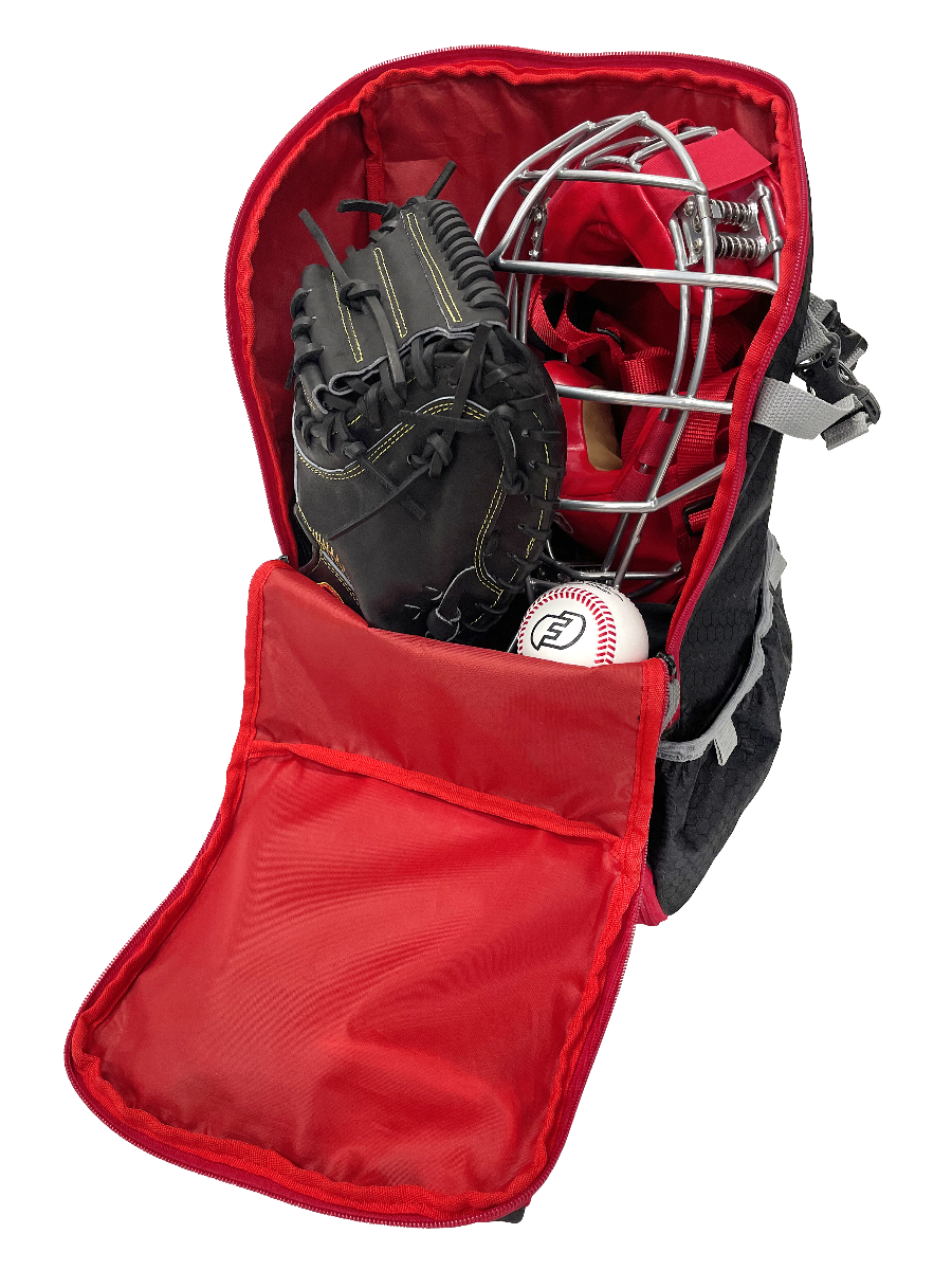 FORCE3 Baseball Bat Backpack - Durable Sports Equipment Bag for Baseball Players & Coaches - Perfect for Training, Games & Travel