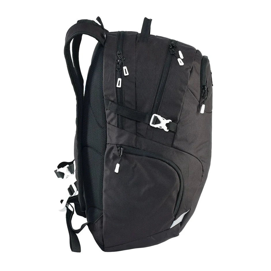 Caribee Hudson 32L RFID Anti-Theft Travel Backpack - Waterproof Laptop Bag for Work, School & Outdoor Adventures - Black