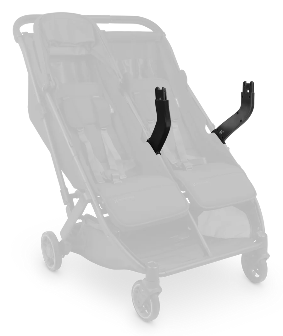 UPPAbaby Minu Duo Stroller Adapters for Mesa/Mesa V2, Mesa Max, Mesa i Size & Aria Car Seats - Secure & Easy Installation for Travel & Daily Use