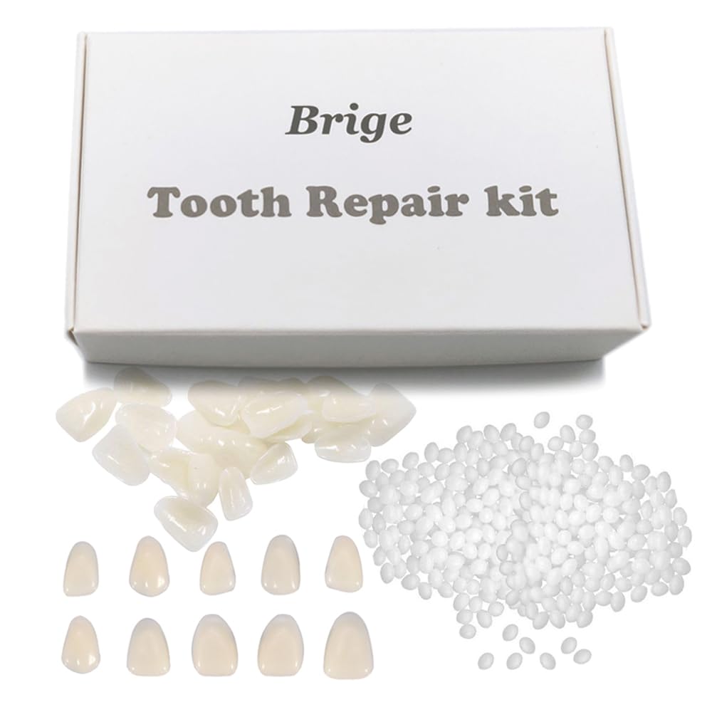 Dental Repair Kit for Missing & Broken Teeth - Moldable Fake Teeth & Thermal Beads Replacement - Perfect for Emergency Tooth Filling & Gap Repair at Home, Travel, or Outdoor Activities