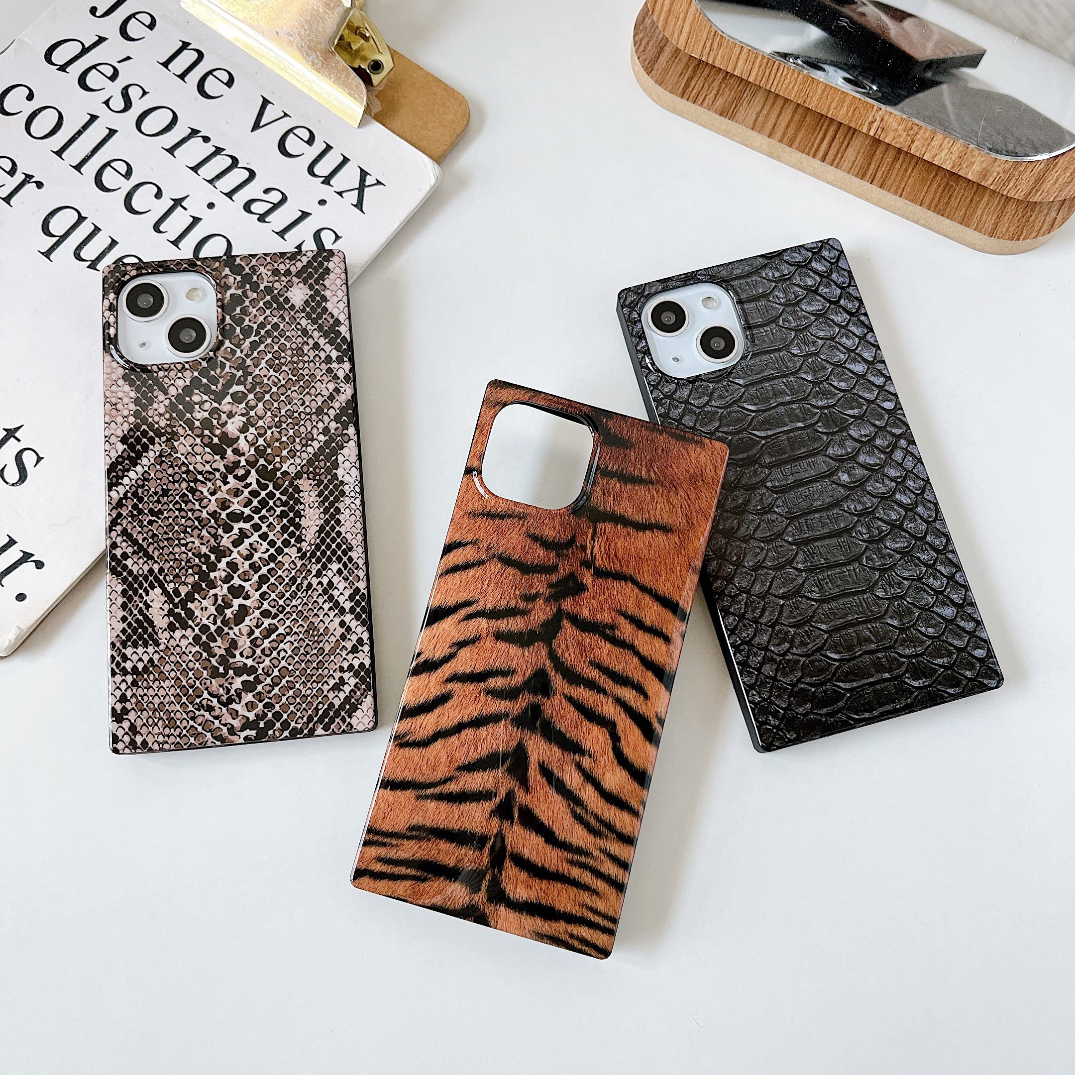 Cocomii iPhone 12 Pro Max Case 6.7 Inch - Fashionable King Cobra Animal Print Glossy Protective Cover for Women & Men - Perfect for Work, Travel & Daily Use