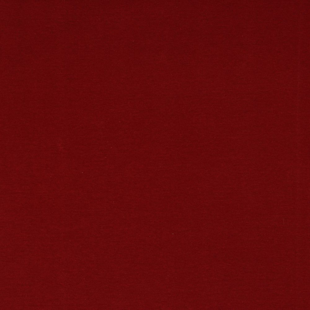 Organic Cotton Ribbed Cuffing in Burgundy Red - Perfect for Winter Warmth, Outdoor Activities & Stylish Layering