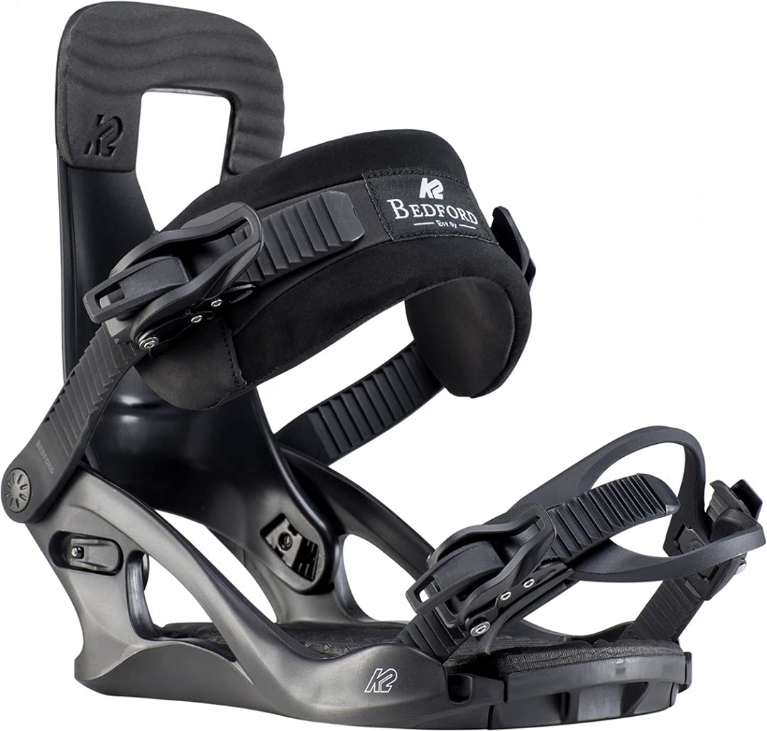 K2 Women's Bedford Snowboard Boot Bindings - Black, Medium Size - Perfect for All-Mountain Riding & Freestyle Snowboarding