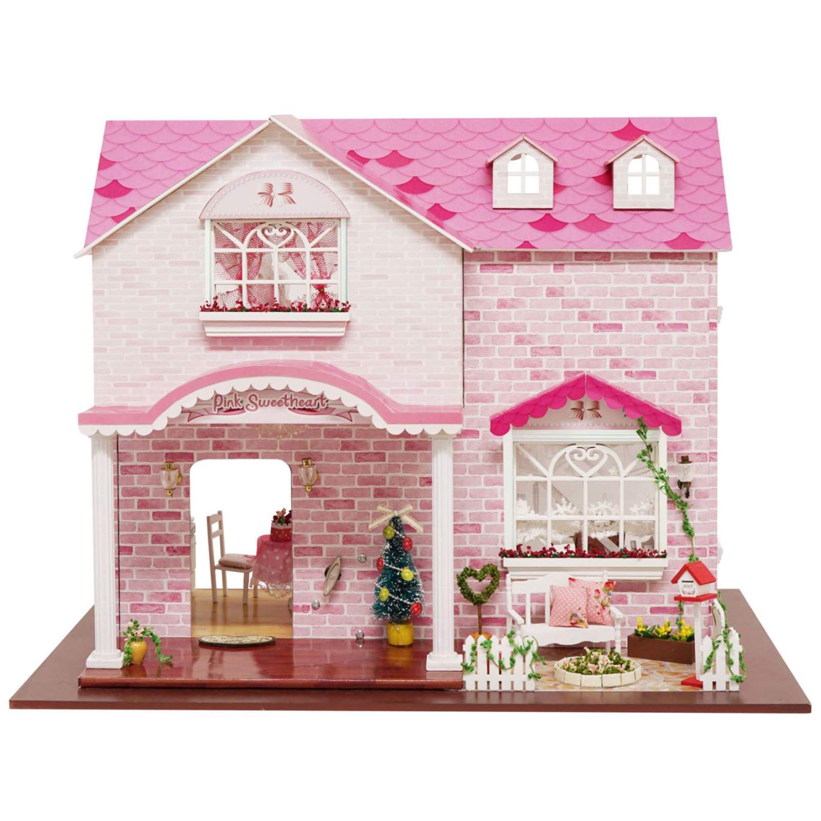 Miniature Wooden Dollhouse Furniture Set - Realistic & Durable Toy for Kids & Girls - Perfect for Pretend Play, Room Decor & Creative Storytelling