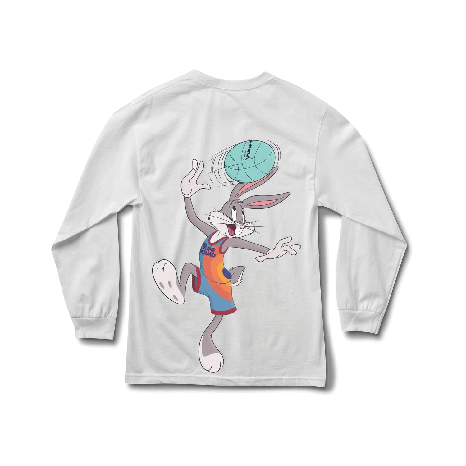 Diamond Supply Co. Hook Shot White Long Sleeve T-Shirt for Men | Streetwear Fashion & Casual Wear | Perfect for Skating, Concerts, and Everyday Outfits