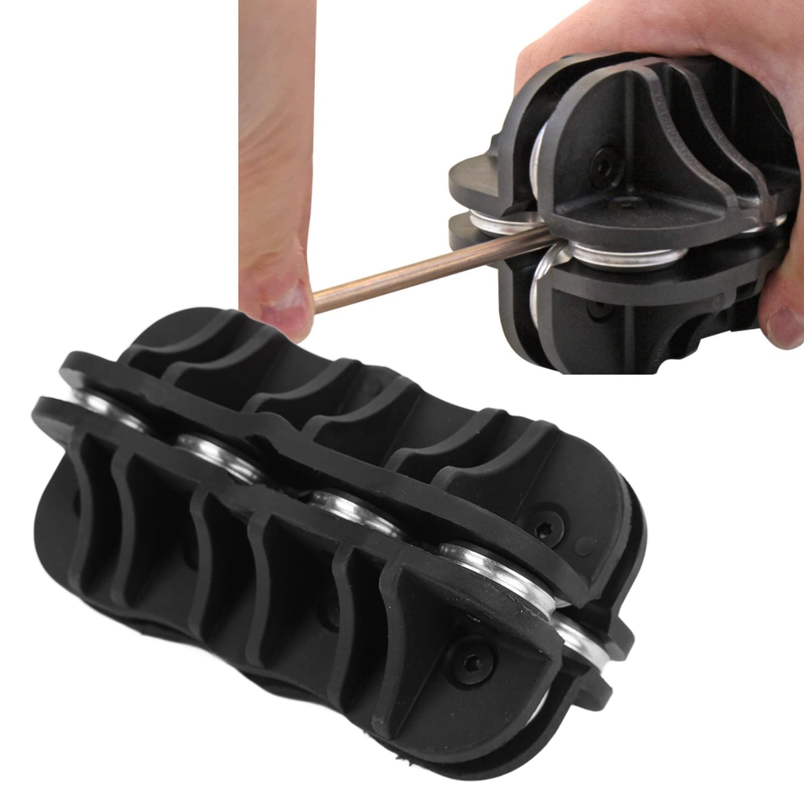 3/16in Handheld Tubing Straightener Tool - Metal Tube Straightening Tool for Auto Repair, Fuel Lines & Hydraulic Systems | Perfect for Mechanics & DIY Car Maintenance