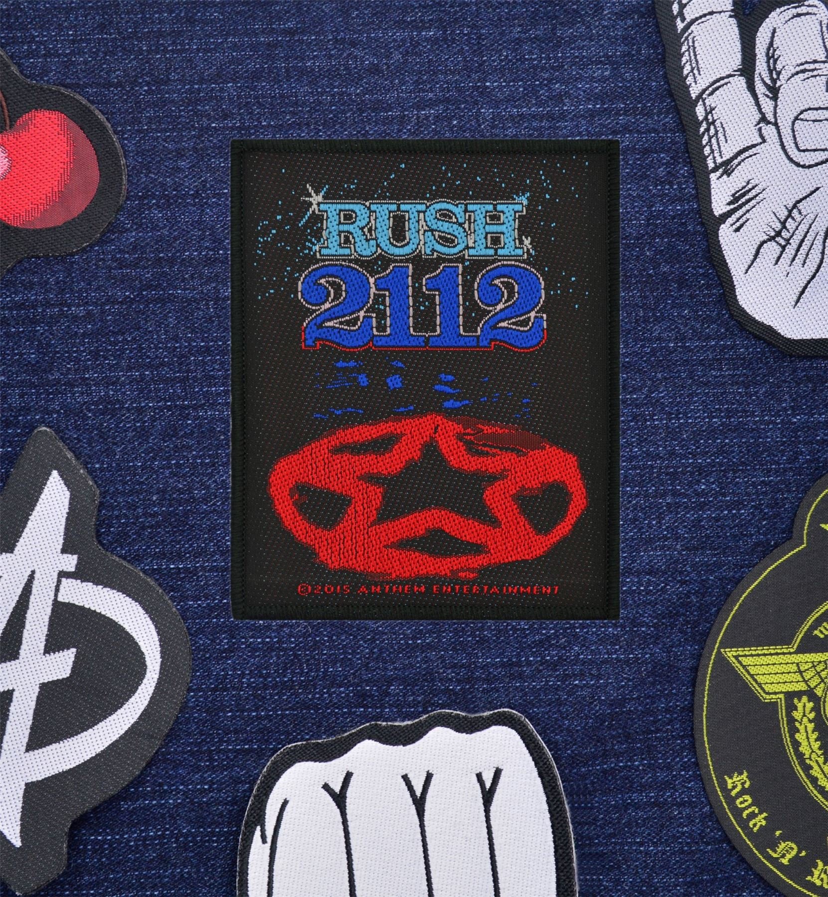 Rush Patch: 2112 Patch - High-Quality Iron-On Embroidered Patch for Jackets, Bags & Hats - Perfect for DIY Crafts, Cosplay & Fashion Customization