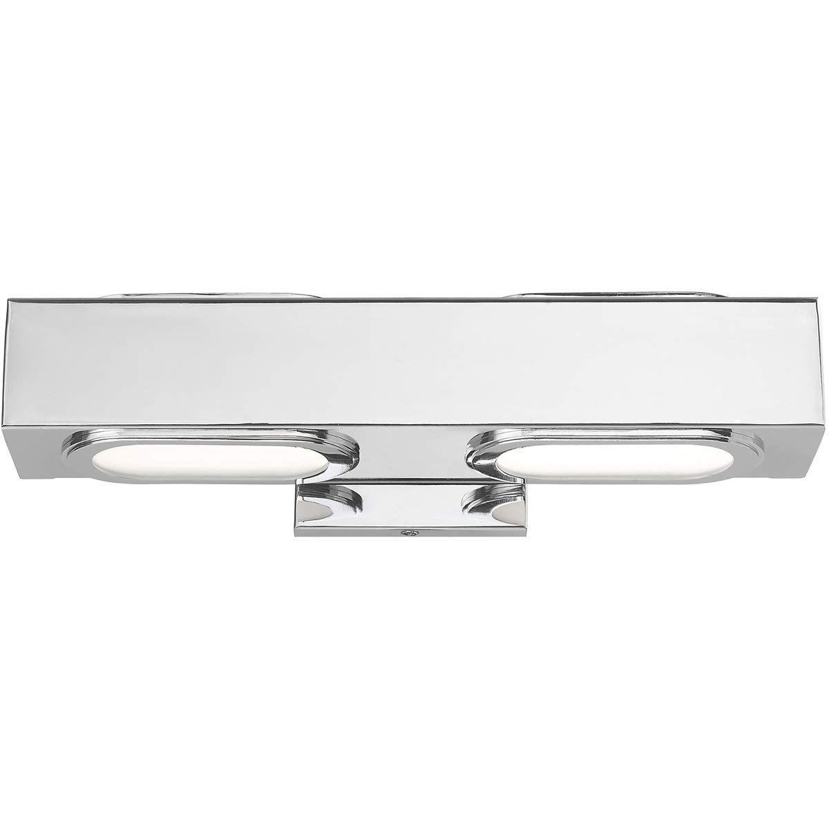 Polished Chrome Bathroom Vanity Light Fixture - 16