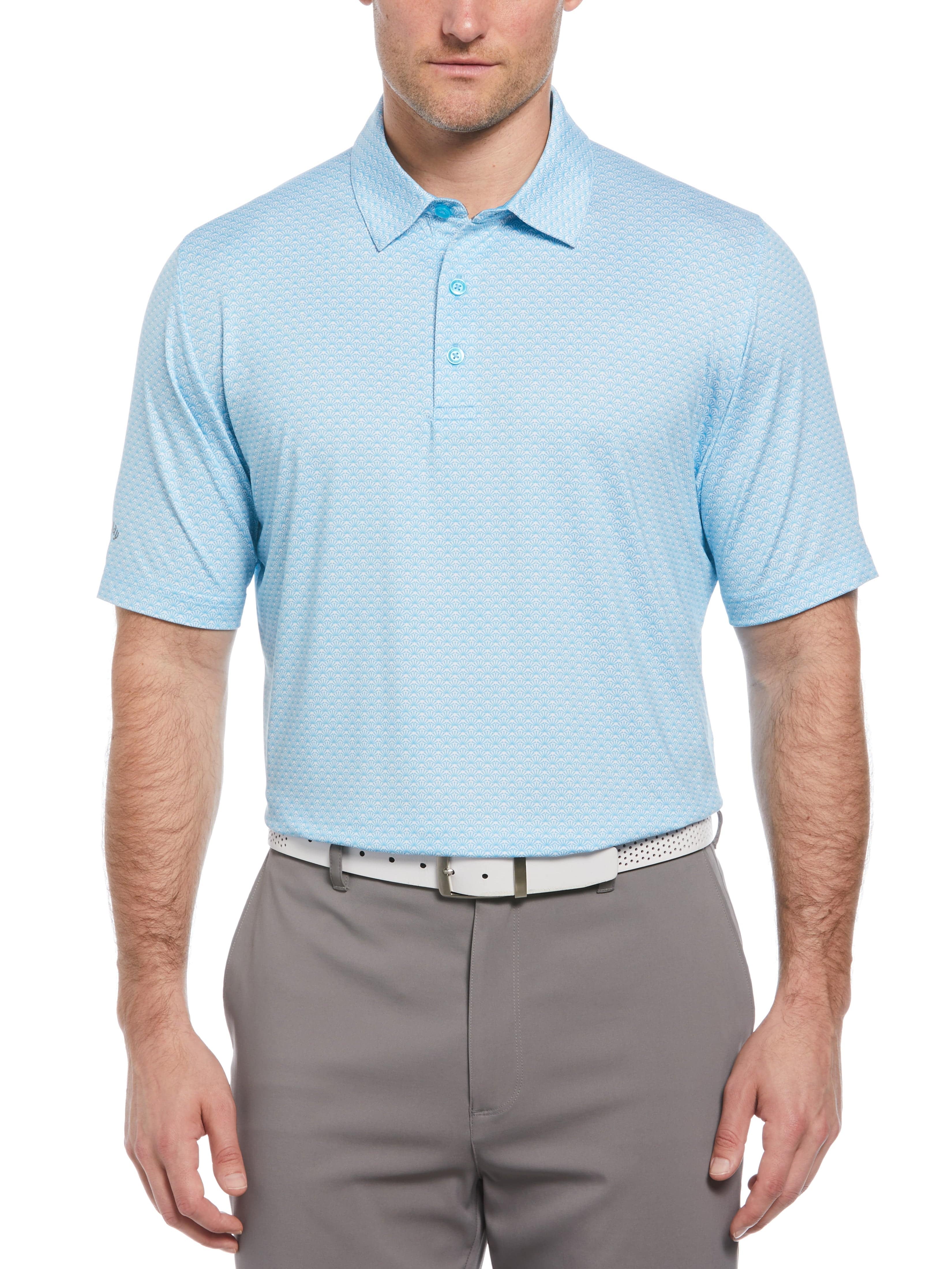 Men's Stylish Golf Polo Shirt with Trademark Print - Breathable & Comfortable for Golfing, Casual Wear & Outdoor Activities