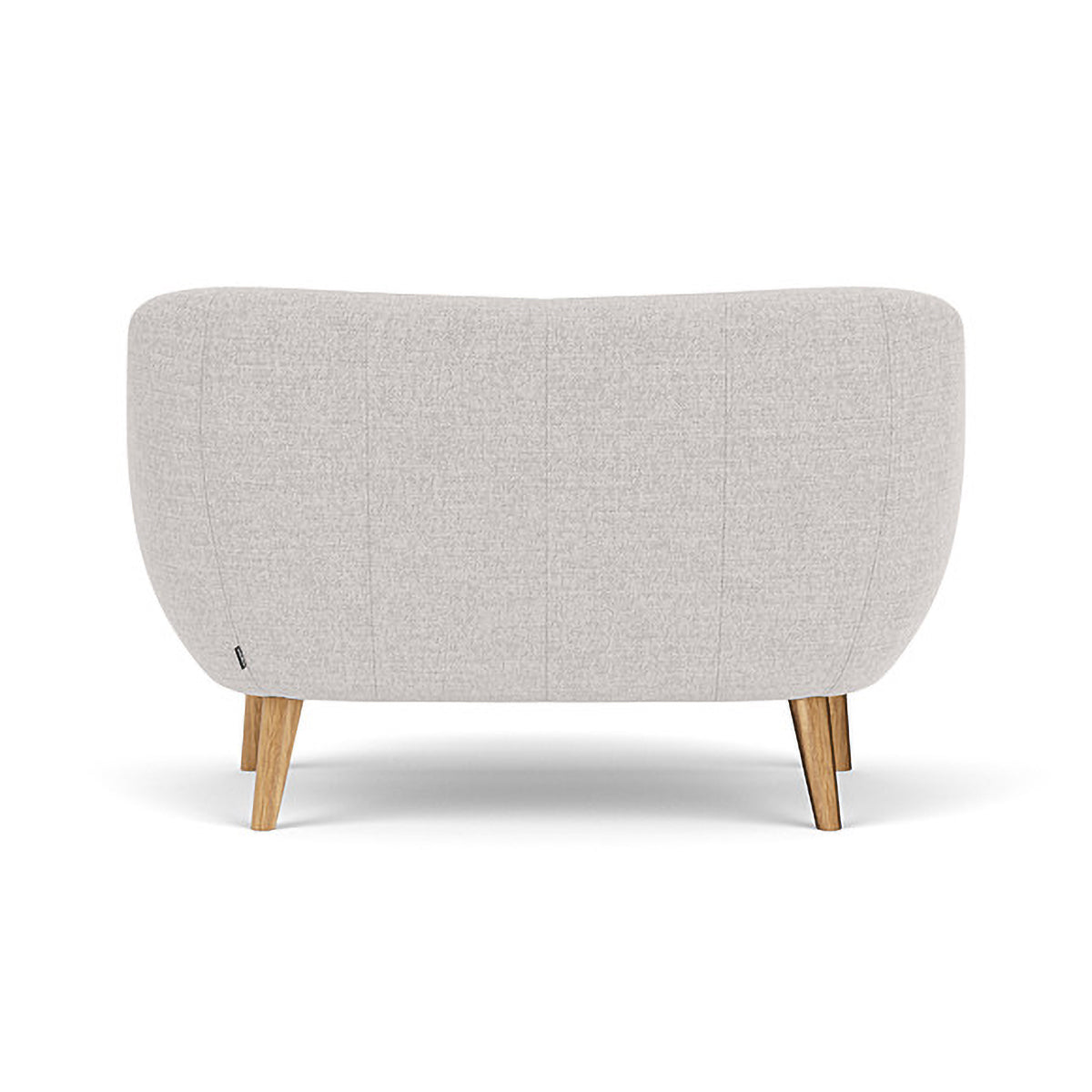 Herman Fabric 2 Seater Sofa - Modern Living Room Couch for Small Spaces, Apartment & Home Decor - Comfortable Loveseat with Soft Upholstery for Relaxing, Entertaining & Cozy Lounging