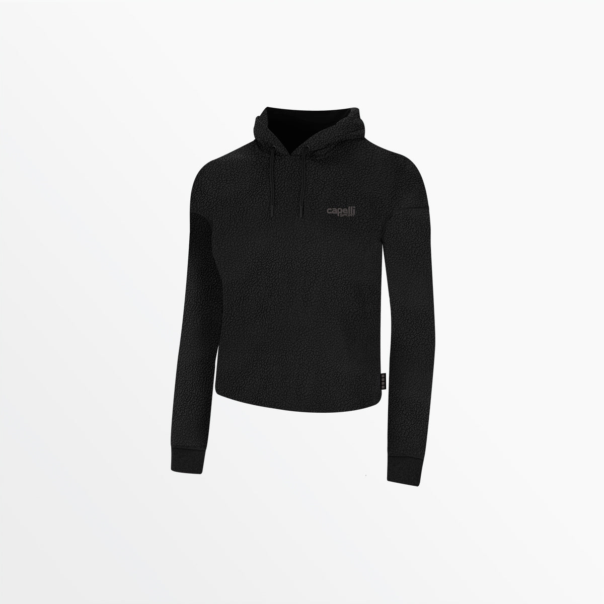 Women's Sherpa Cropped Pullover Hoodie - Soft Fleece Winter Sweatshirt for Casual Wear & Outdoor Activities
