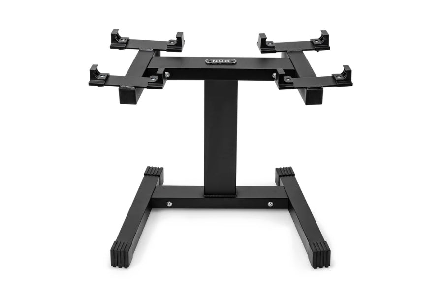 NÜOBELL Adjustable Dumbbell Stand - Single Leg Black Dumbbell Rack for Home Gym, Workout Equipment Storage - Perfect for Small Spaces & Compact Home Workouts