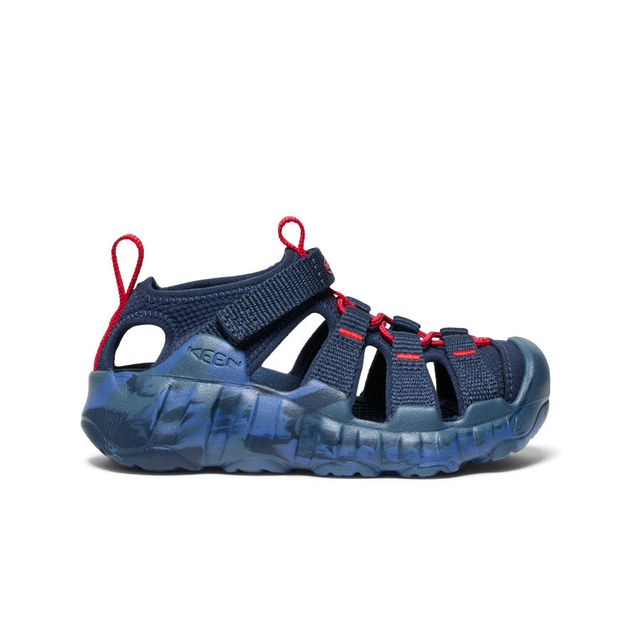 Little Kids' Hyperport H2 Sandal - Navy/Red | Water Shoes for Toddlers & Boys | Lightweight Quick-Dry Beach & Pool Sandals for Summer Play