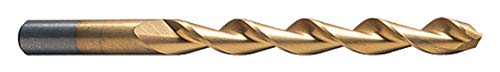 Cleveland C03784 HSS TiN Coated Jobber Drill Bit - Size 19/64