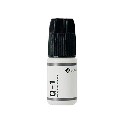 BL Lashes Eyelash Extensions Glue - Q1 Strong Bonding Lash Adhesive (5g) for Professional & DIY Use - Waterproof, Long Lasting, Quick Dry Eyelash Glue for Salon, Home & Special Occasions
