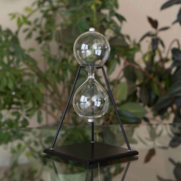 Premium Modern Glass Timer Kit with Stand - 60 Minute Sand Timer for Kitchen, Office & Classroom - Perfect for Cooking, Productivity & Time Management