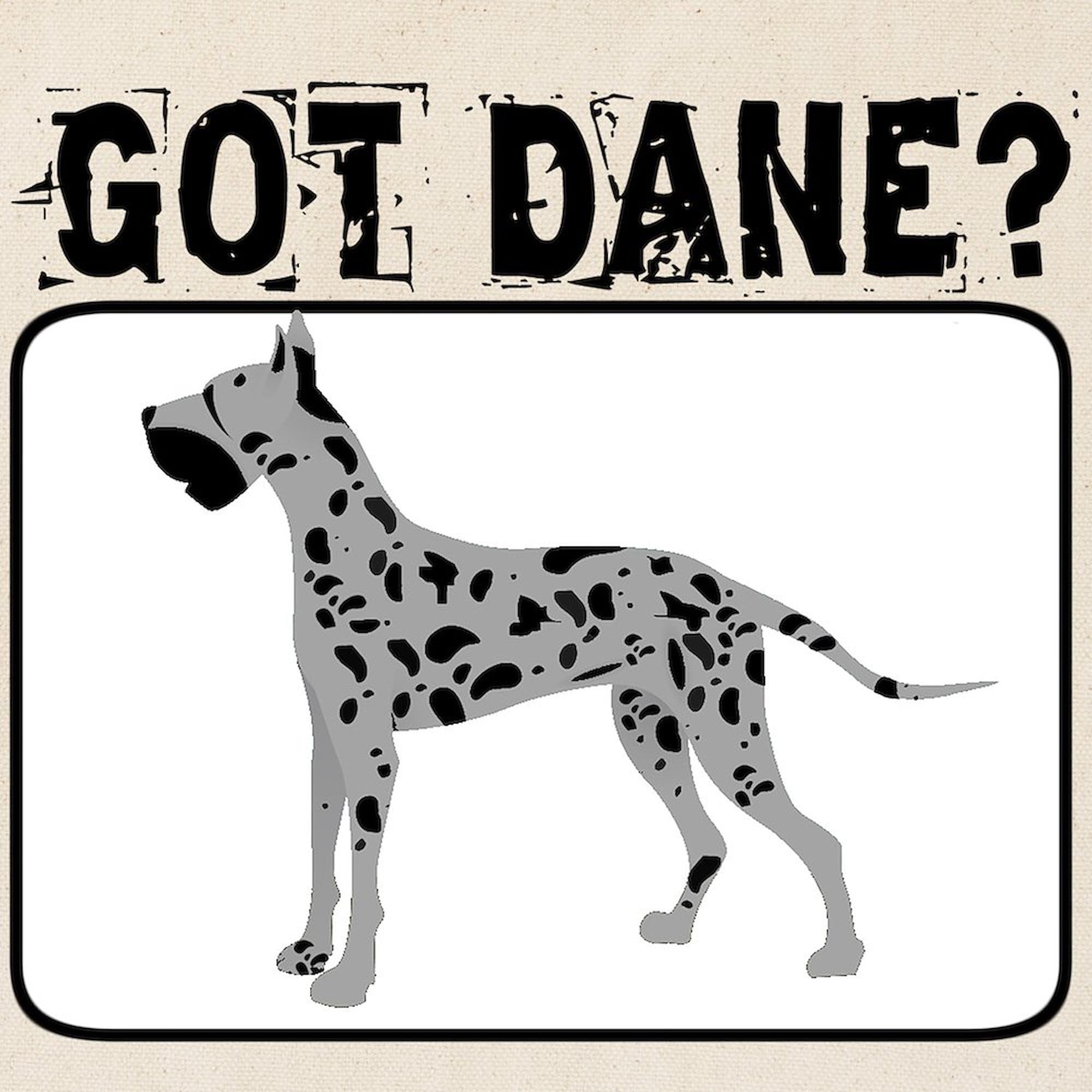 Merle Great Dane Canvas Tote Bag - Eco-Friendly Reusable Shopping Bag for Groceries, Beach & Work | Durable Natural Cotton Tote with Unique Dog Design