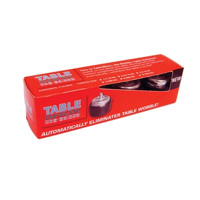 TableCraft Adjustable Table Leveler Set - 0.25