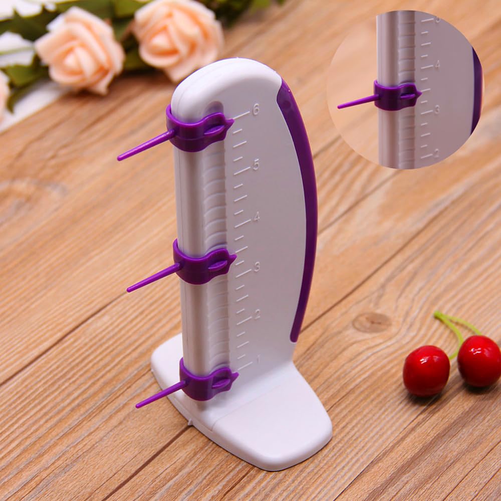 2-Piece Cake Measuring Marker & Balance Ruler Set - Professional Cake Decorating Tools for Precise Pattern Marking and Edge Decoration | Perfect for Birthday Cakes, Wedding Cakes, and Baking Projects