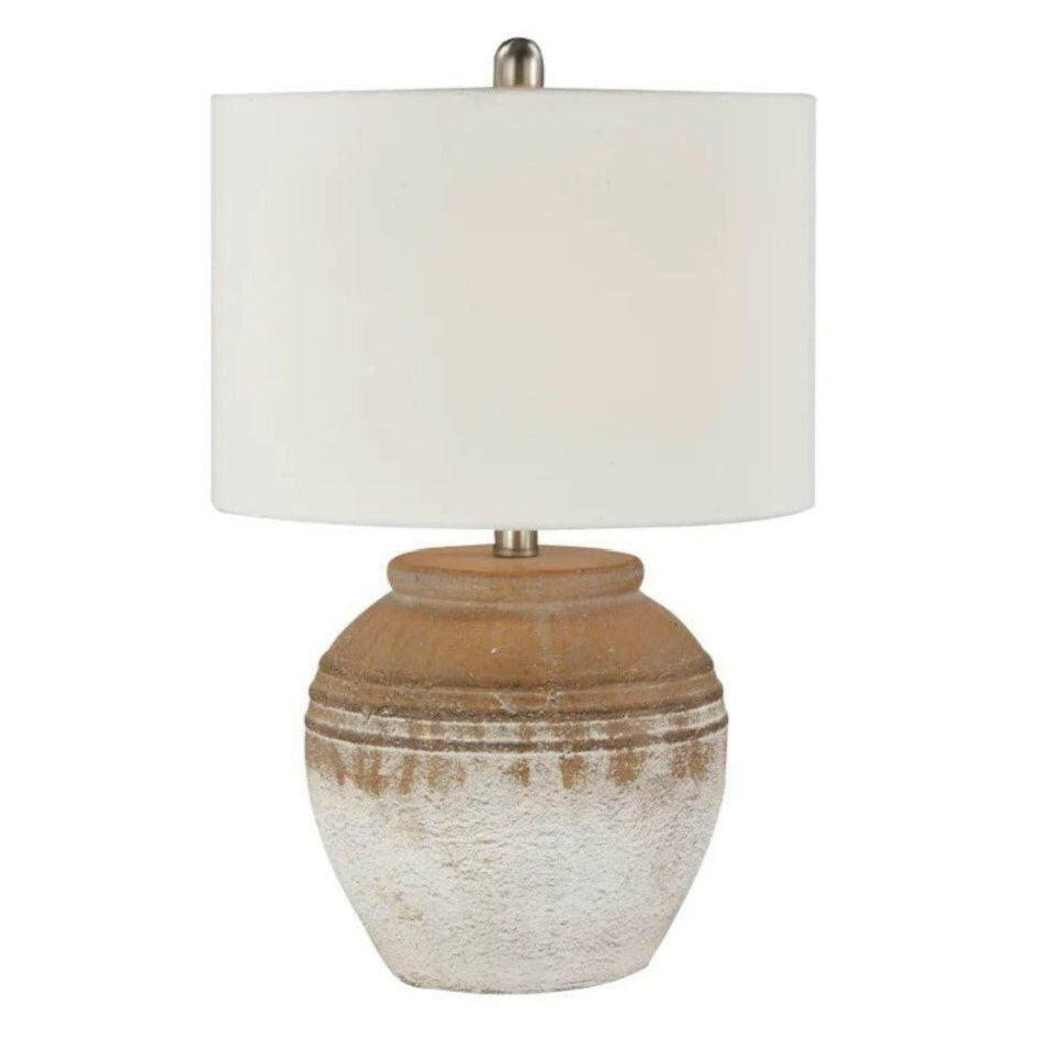 Douglas White Lamp 710153 - Modern Table Lamp for Bedroom, Living Room & Office - Energy Efficient LED Lighting with Touch Control & Adjustable Brightness - Perfect for Reading, Working & Relaxing