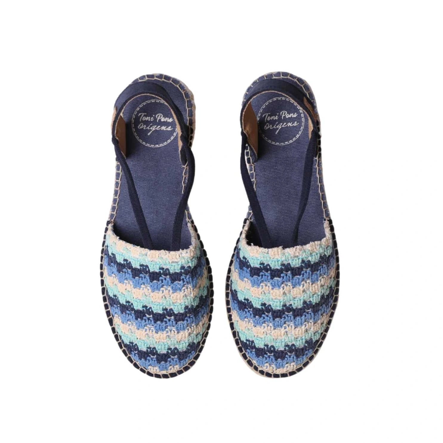 Women's Multicolor Cotton Blend Espadrilles - Emilia Comfortable Summer Slip-On Shoes for Beach, Vacation & Casual Wear
