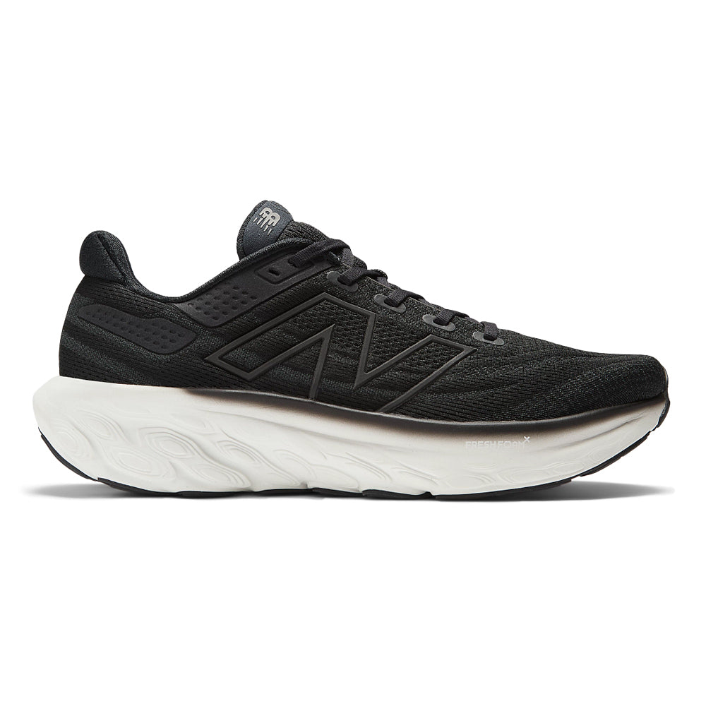 New Balance Fresh Foam X 1080v13 Running Shoes for Men - Black/White - Size 11.5 D Medium - Lightweight Cushioned Sneakers for Jogging, Gym Workouts & Daily Walking