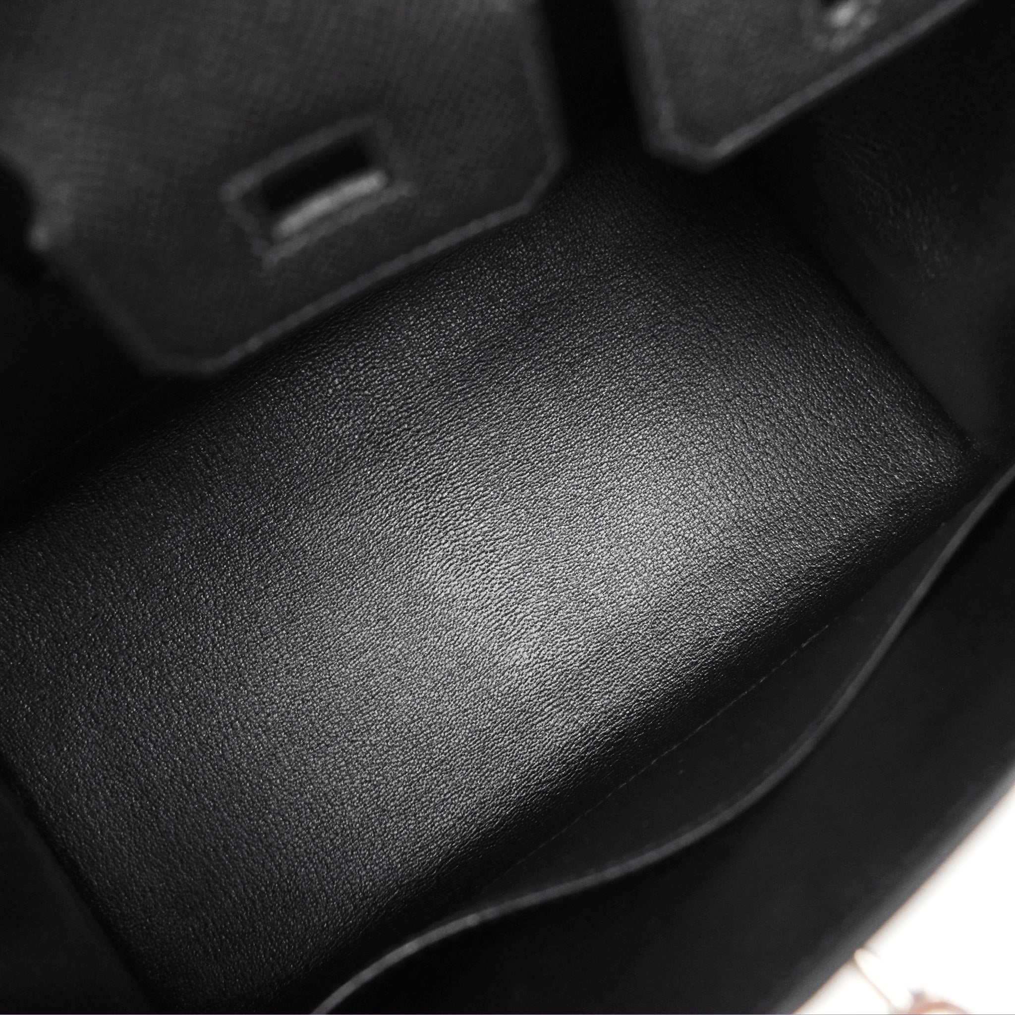 Authentic Hermes Birkin 25 Sellier Bag - Black Noir Epsom Leather with Palladium Hardware | Luxury Handbag for Women | Perfect for Work, Travel & Special Occasions