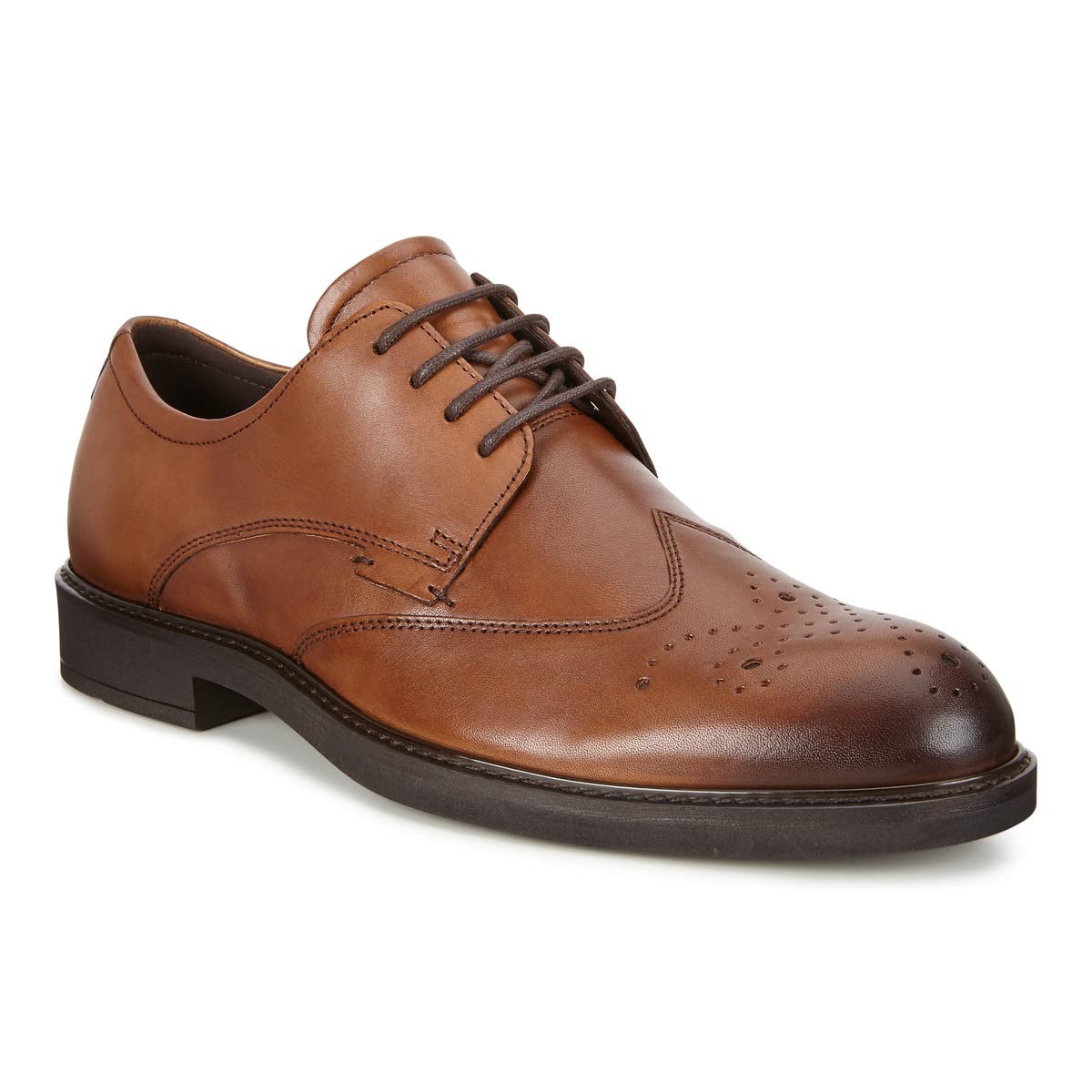 ECCO Men's Melbourne Tie Oxford - Comfortable Leather Dress Shoes for Business & Casual Wear | Perfect for Office, Weddings & Formal Events