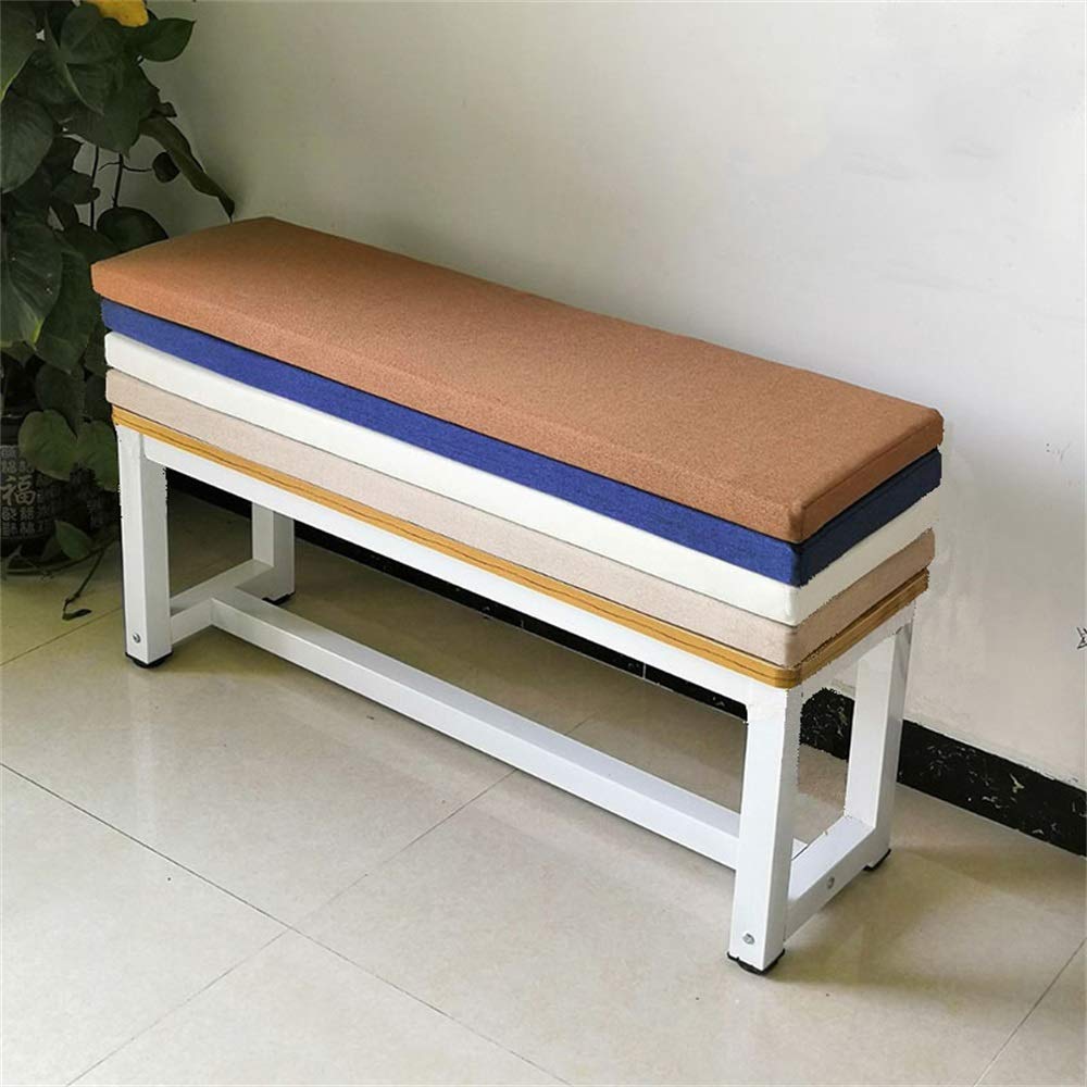 Sustainable Soft Detachable Settee Cushion - Non-Slip Thickened Bench Seat Pad for Long Stool Chairs | Perfect for Living Room, Bedroom, Patio & Outdoor Furniture Comfort