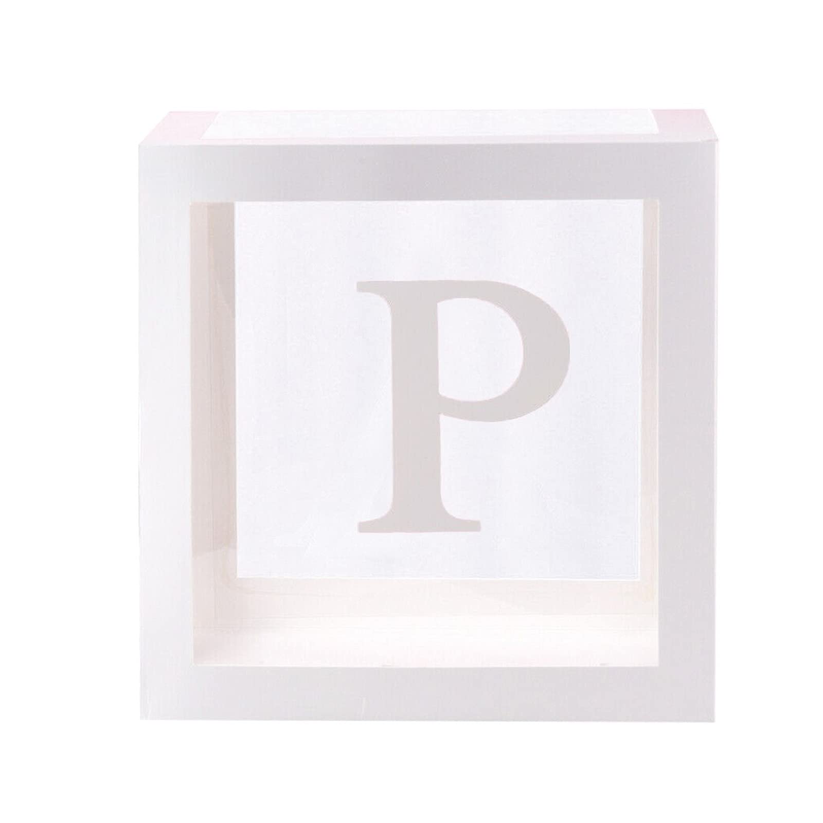 Transparent Gift Box for Kids Birthday & Party Decor - Letter Box