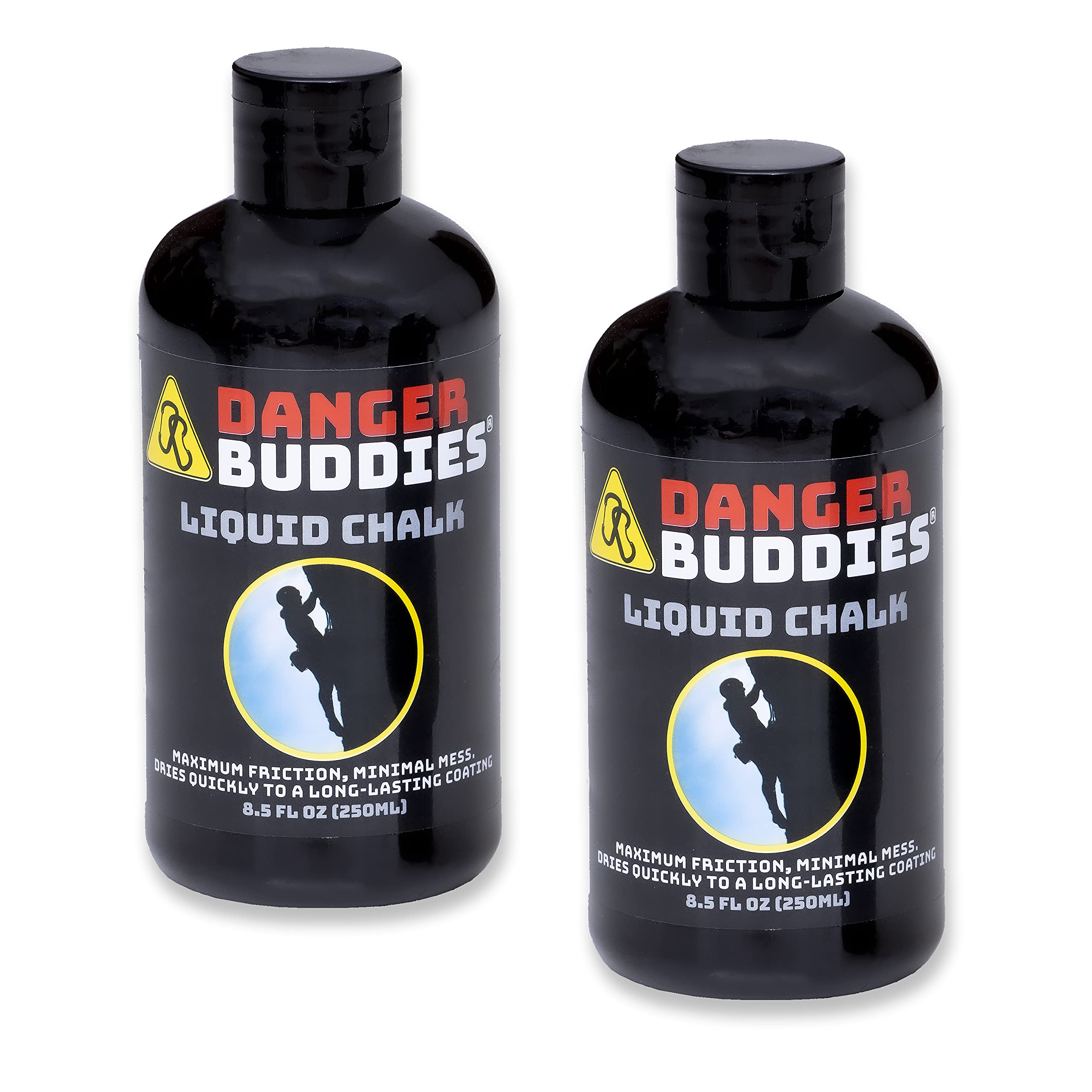 Danger Buddies Premium Liquid Chalk for Rock Climbing, Weight Lifting, Gymnastics - Non-Slip Grip Enhancer for Sports & Workouts - Ideal for Gym, Bouldering & CrossFit Training