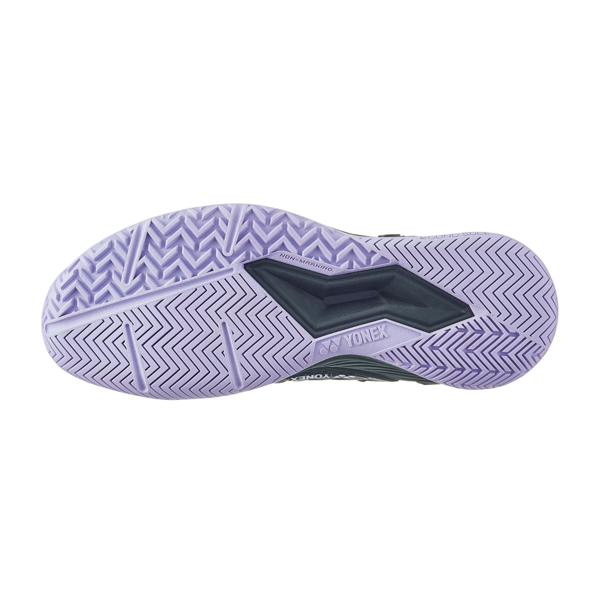 Yonex Power Cushion Eclipsion 4 Men's Tennis Shoes - All Court Performance, Black & Purple - Perfect for Competitive Play & Training