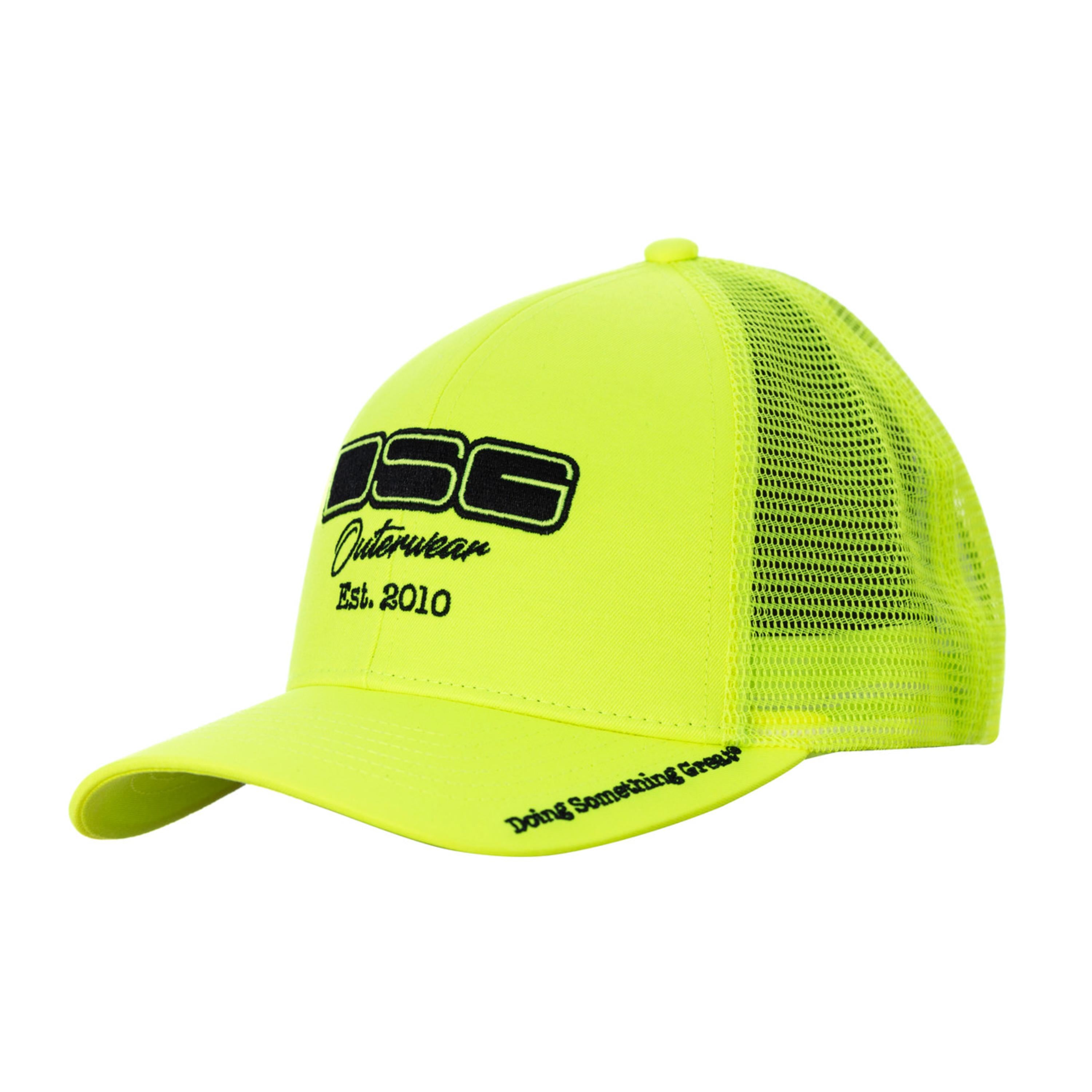 High Visibility Trucker Hat - Reflective Safety Cap for Outdoor Work, Running & Cycling - ANSI Certified for Construction & Road Workers