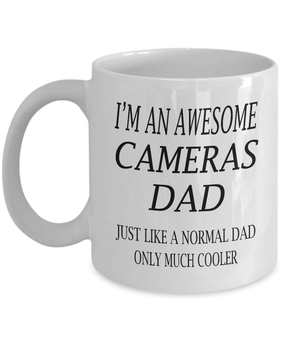 11oz White Coffee Mug for Camera Enthusiasts - Best Inspirational & Funny Gift for Dad Who Loves Photography | Perfect for Father's Day, Birthday & Office Use