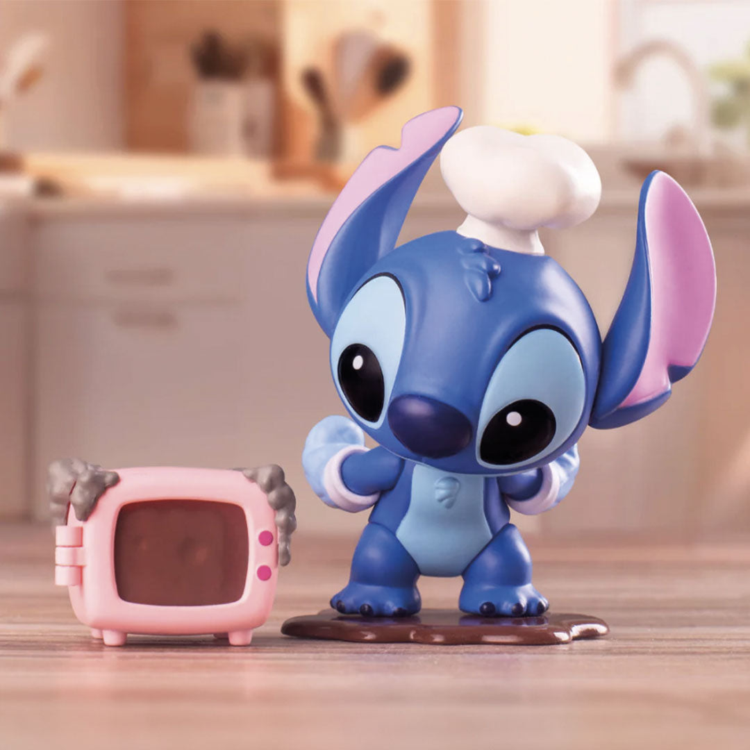 Disney Stitch on a Date Series Collectible Figures - Cute Anime Character Statue for Home Decor, Office Display, and Disney Fan Gifts